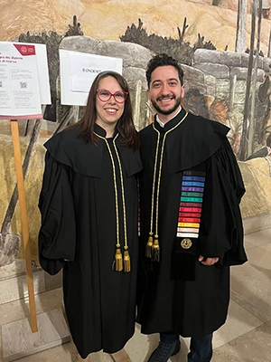 Federica and Emad so proud of these new doctors in physlosophy!