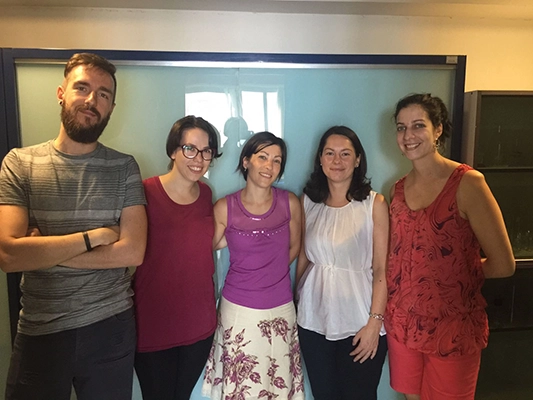 The 2018 MG Lab adventure begins! Adriano, Federica, Marta, Caterina and Veronica