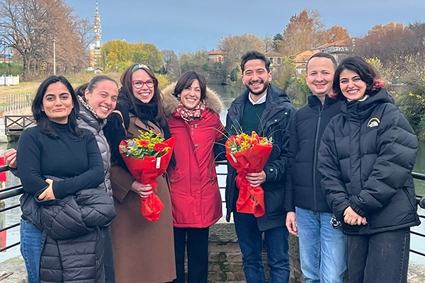 Celebrating PhDs_ Promila, Irene, Federica, Marta, Emad, Cristian, Sadaf