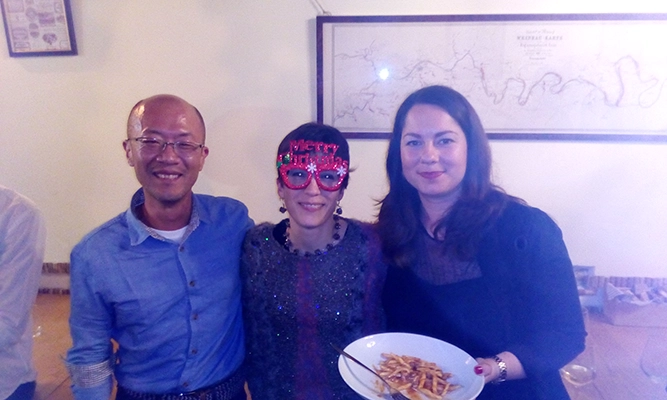 Christmas Party 2019 Hun Marta and Caterina